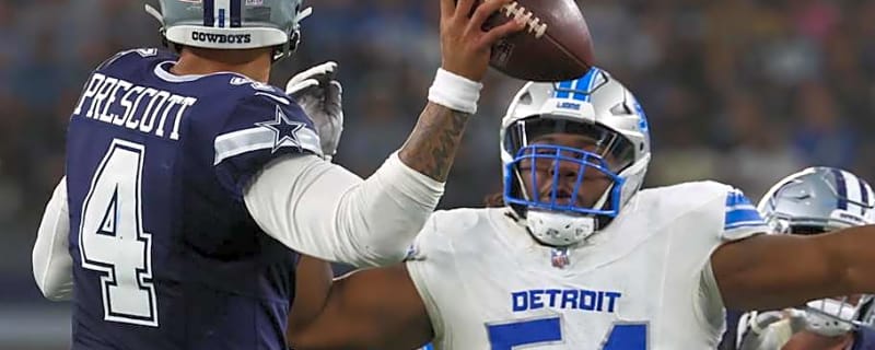 Detroit Lions Week 7 Inactives List