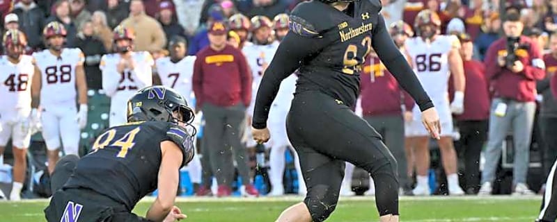 Northwestern Sees Another Special Teams Move as Kicker Jack Olsen Enters Portal