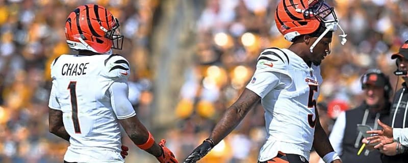 Tee Higgins Boxes Out Defender For Bengals Touchdown Against Steelers