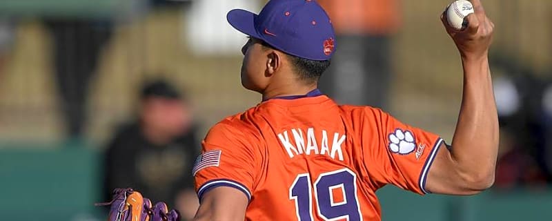 Clemson Pitcher Aidan Knaak Selected in 2026 MLB Draft