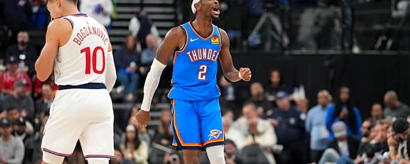OKC Thunder Announce Short Handed Starting Lineup vs. L.A. Clippers