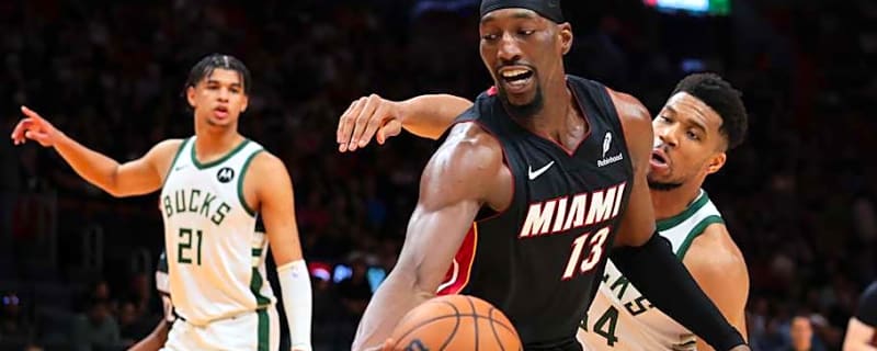 Giannis Antetokounmpo shows love to Bam Adebayo and Pelle Larsson