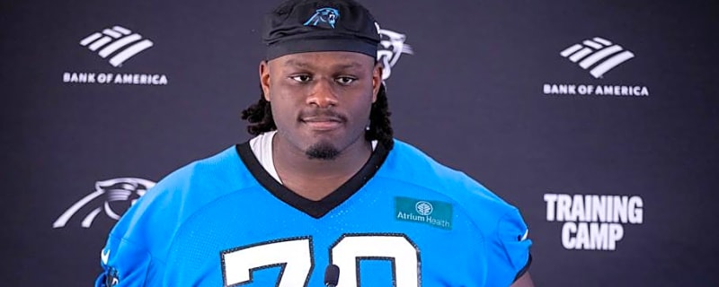 Who will start at left tackle for Panthers with Ikem Ekwonu doubtful for Week 1?