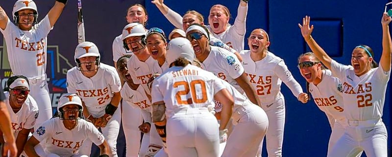 Texas Outlasts Nebraska at Women's College World Series, Advances to Semifinals