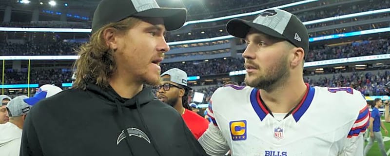 Justin Herbert gets a bad Josh Allen comparison in NFL Wild Card round picks