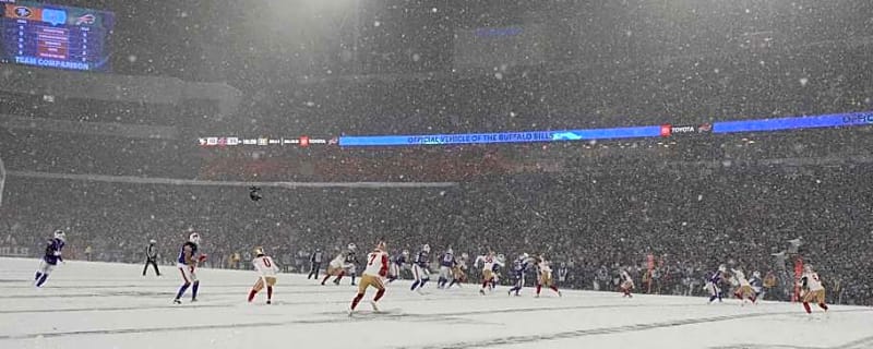 Snow-shoveling Bills Mafia receive priceless souvenir for work at Highmark Stadium
