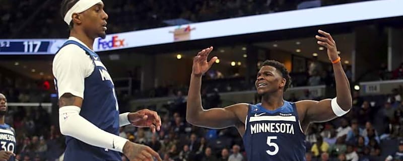 Anthony Edwards, Jaden McDaniels Ruled Out for First Night of Back-to-Back