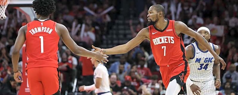 Rockets’ Amen Thompson Recalls Eye-Opening First Workout With Kevin Durant
