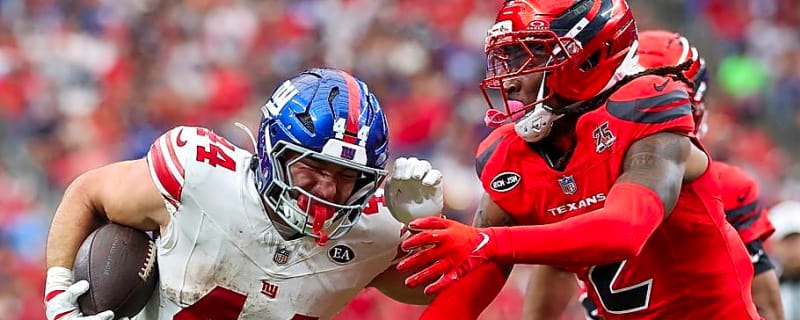 Giants Grades: Ground Force Rules in OT Win Over Texans