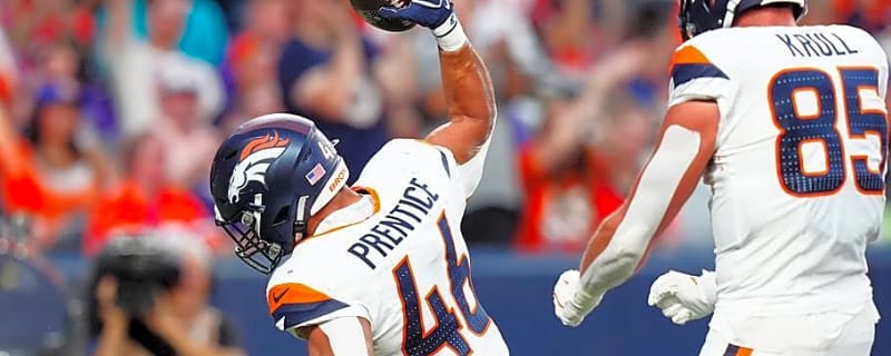 How Broncos FB Adam Prentice Figures Into Week 1 After Elevation