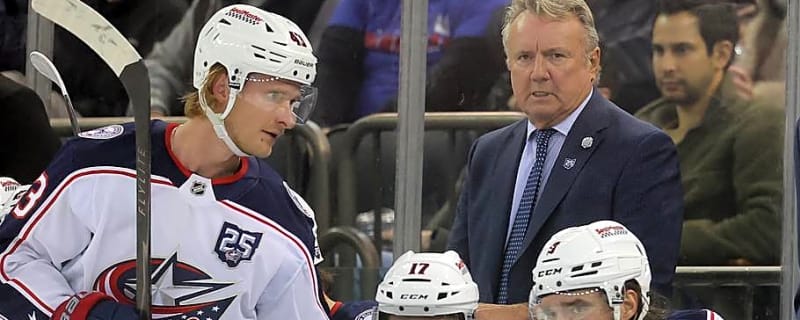 What could the 4th line look like for the Blue Jackets at the start of the season?
