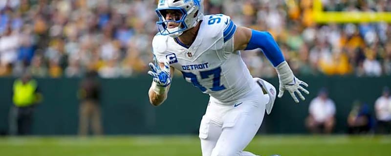 Aidan Hutchinson channels everyone&#39;s thoughts about him dropping into coverage