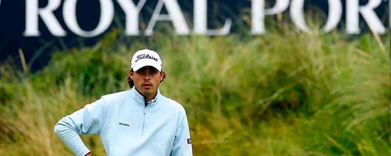 Former Razorback sits atop leaderboard of Open Championship