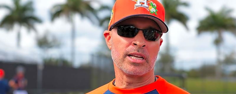 Astros Manager Joe Espada Reveals Starting Lineup for Spring Opener