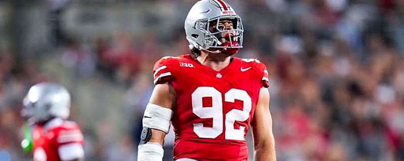 Buckeyes&#39; Ryan Day excited to see the growth from defensive end Caden Curry