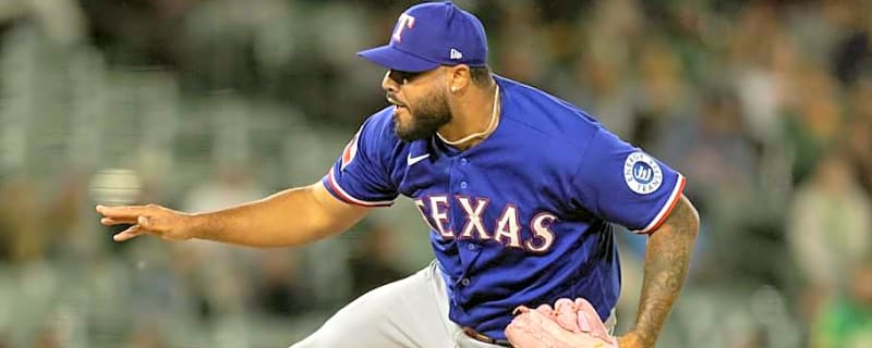 Rangers Reliever Luis Curvelo Leaves Athletics Game with Injury After Wild Pitch