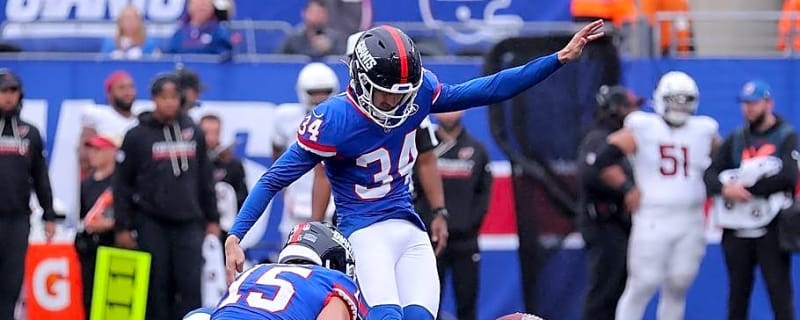 No Moment Is Too Big for Giants Rookie Kicker Dominic Zvada