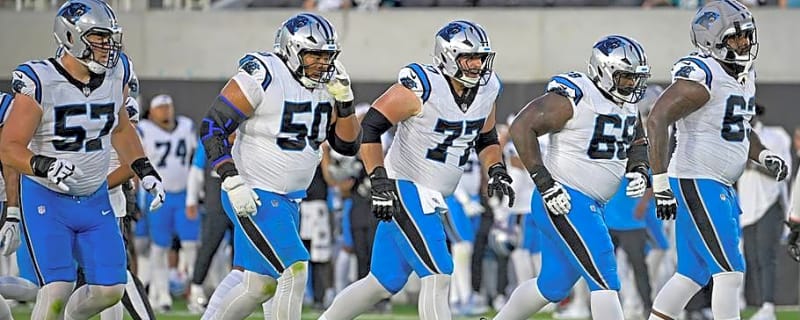 Panthers' $100M Offensive Line Has Been a Flat-Out Embarrassment So Far