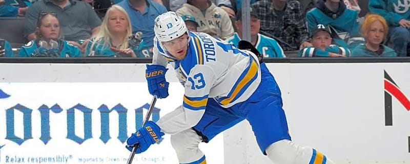 Blues' Toropchenko has his security, now has to hold his spot