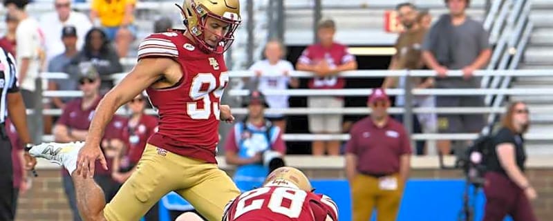 Boston College Football Kicker Named One of 20 Semifinalists for 2025 Lou Groza Award