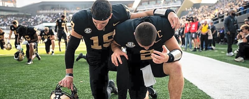 Diego Pavia Sticks Up For Blaze Berlowitz As Berlowitz is Named Vanderbilt Football's Starting Quarterback