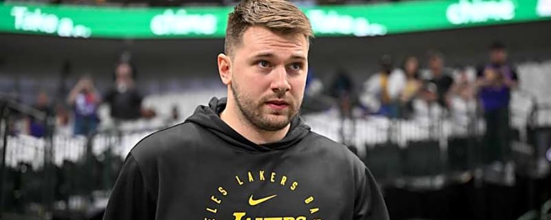 Lakers&#39; Luka Doncic Shows Off Shocking Body Transformation at Offseason Event