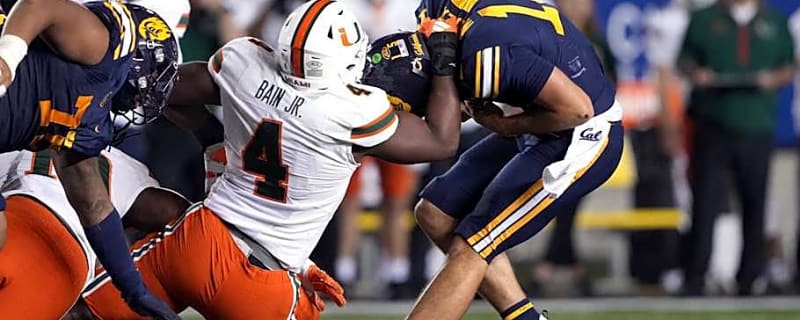 Miami&#39;s Rueben Bain Jr. Named to Bronko Nagurski Trophy Watch List