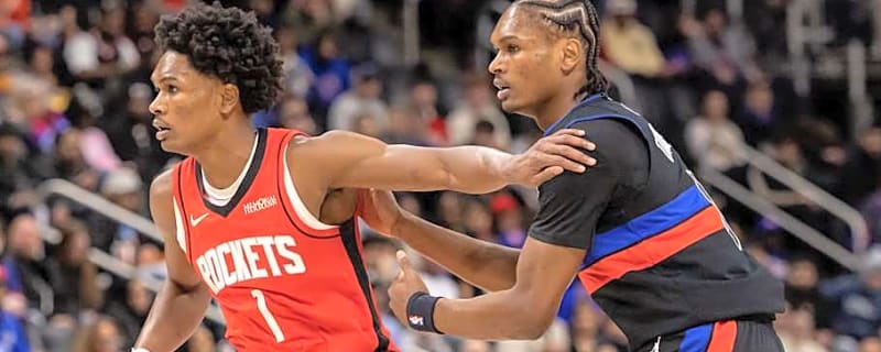 Rockets' Amen Thompson Has Final Troll Over Brother, Pistons' Ausar Thompson