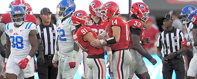 Georgia and Ole Miss Players Have Standoff on New Orleans Streets Before Sugar Bowl
