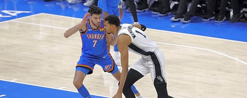 OKC Thunder-Spurs Matchup Features Two of the NBA's Best Rim Protectors