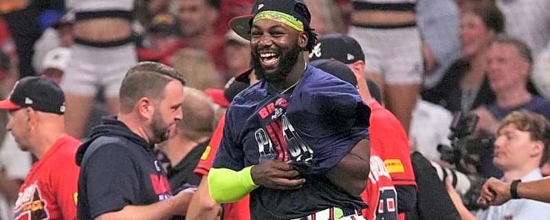 From Stands to the Field: Michael Harris II Celebrates Braves Series Clinch