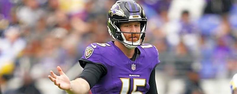 Ravens QB Gets Honest About Being Benched
