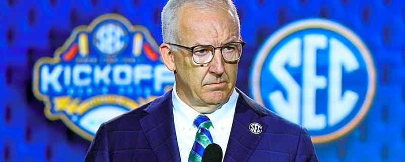 Why is Greg Sankey giving Kentucky's newest addition Mark Mitchell such a tough time?