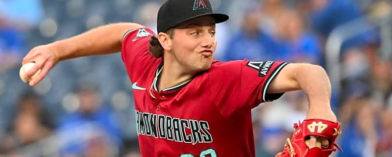 D-backs&#39; Brandon Pfaadt Kicks Off Second Half vs Cardinals