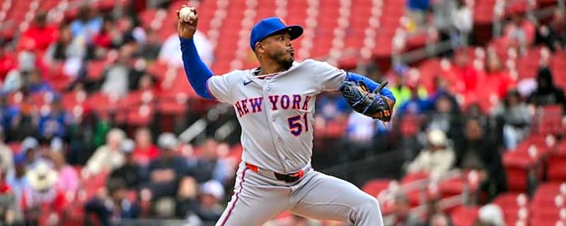 Mets' Freddy Peralta Reacts to Being Pulled in Loss