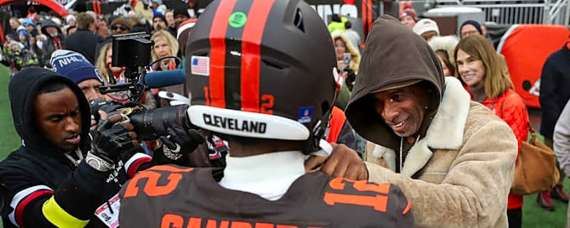 Deion Sanders’ Visits Shedeur Sanders' Cleveland Home, Reveals Colorado Connection