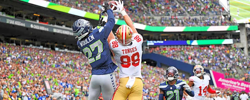 Seahawks PFF grades: Sam Darnold sharp, Cooper Kupp & Riq Woolen struggle