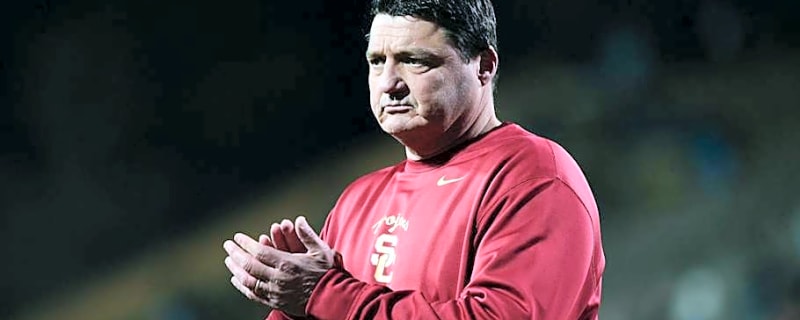 Ed Orgeron Reveals Wild Story About Recruiting Adrian Peterson to USC