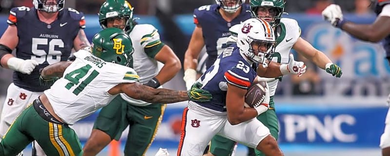 Should Auburn Fans Be Concerned About the Tigers’ Rushing Against Baylor?