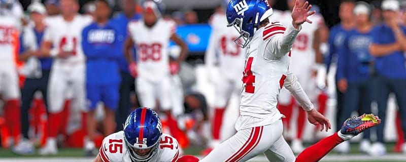 Giants’ Chris Horton Has High Praise for Rookie Kicker Dominic Zvada