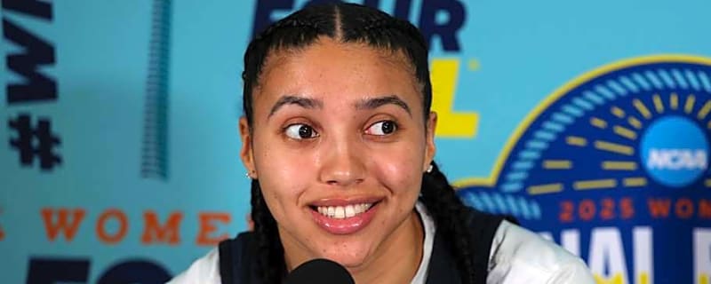 Azzi Fudd-Sarah Strong Sideline Exchange Goes Viral During UConn Blowout