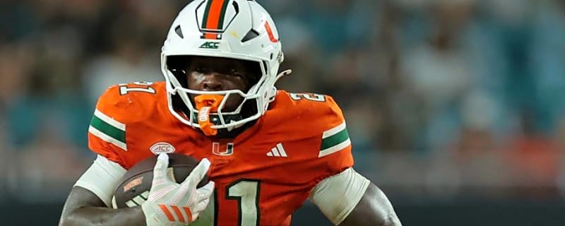 Rising Miami Running Back Named ACC Rookie of the Week