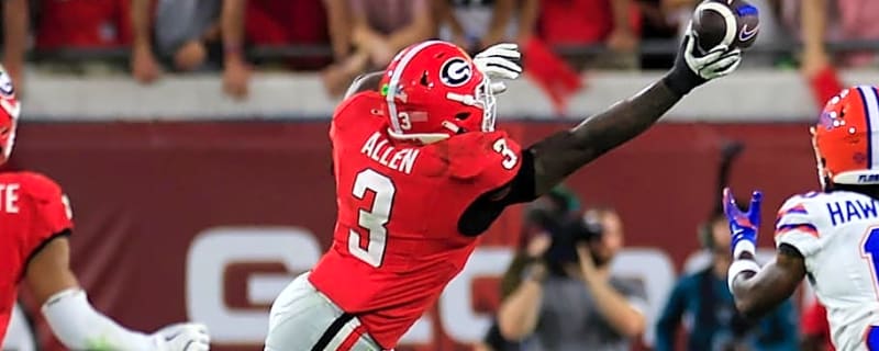 Georgia Bulldogs Linebacker CJ Allen Named A &#39;Sleeper Pick&#39; for the 2026 NFL Draft