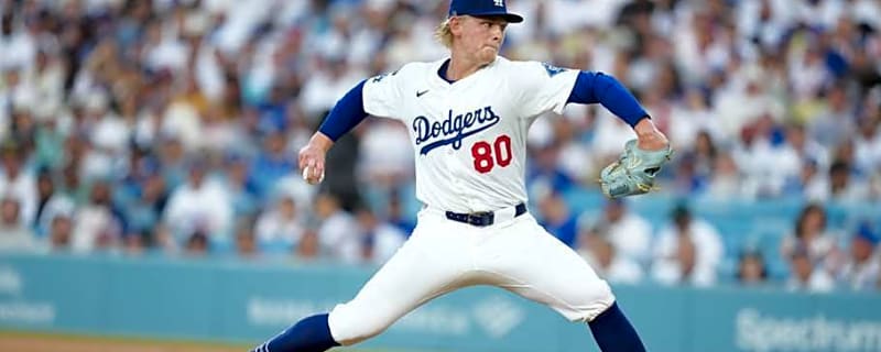 Dodgers&#39; Emmet Sheehan Packs Up Locker, Hinting at Roster Move