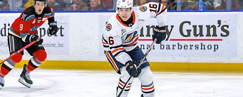 Oilers 2026-27 top 10 prospects, No. 3: Tommy Lafreniere looks to impress in freshman year