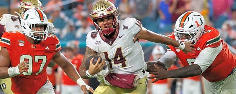 Ashton Daniels Earns ACC Recognition Despite FSU Football’s Heartbreaking Miami Loss