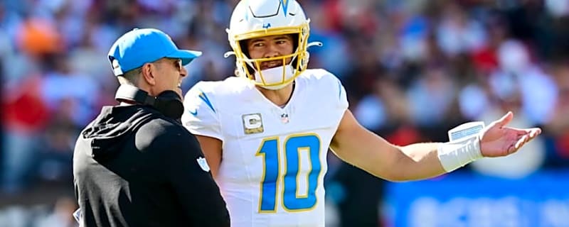 Chargers&#39; Jim Harbaugh, Justin Herbert earn debatable spot in head coach-QB rankings