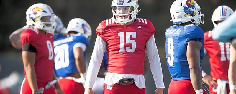 Cole Ballard, Isaiah Marshall Discuss Ongoing Kansas QB Battle at Media Day