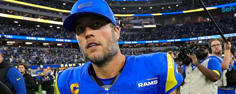 Rams' Matthew Stafford Sees Late Surge in Key Honor