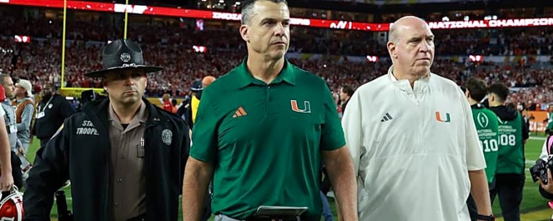 Everything Miami Head Coach Mario Cristobal Said After National Championship Loss to Indiana